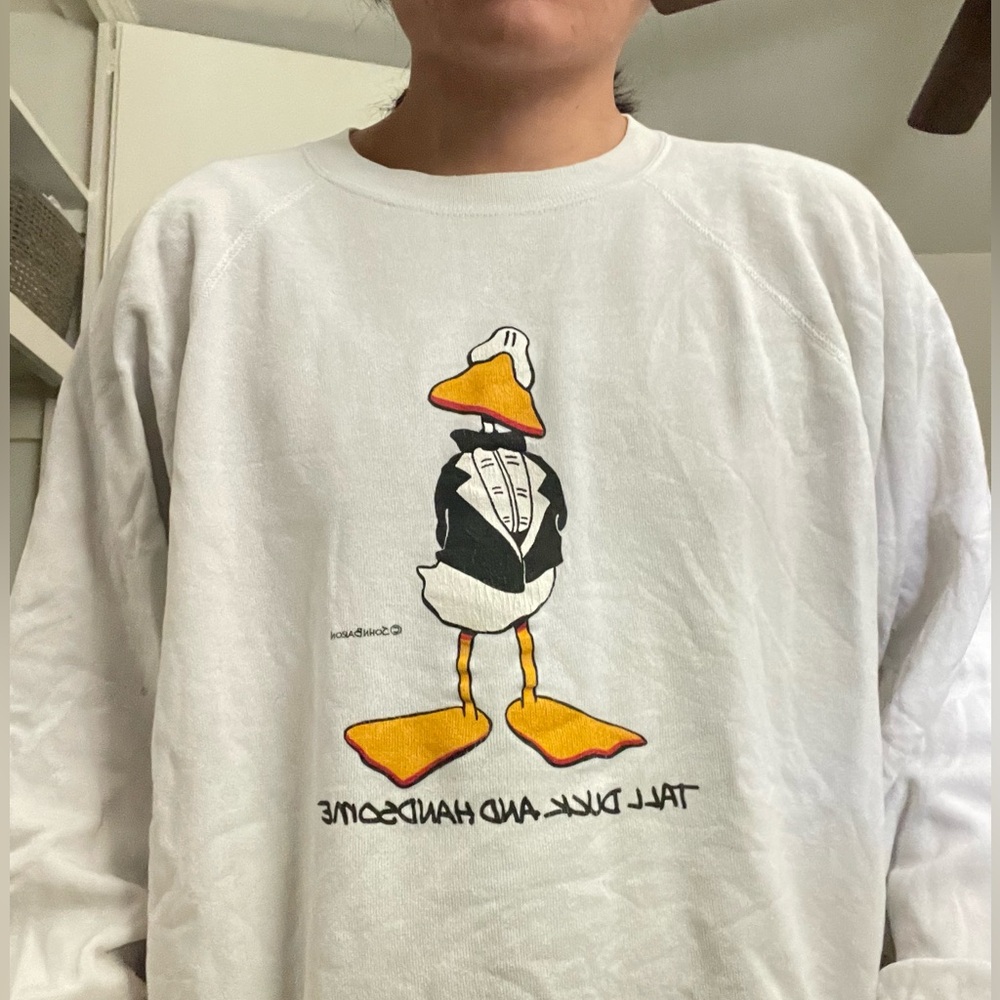 Vintage Crewneck “TALL DUCK AND HANDSOME”